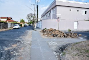 Prefeitura suaviza valetas em vários pontos do Cidade Jardim