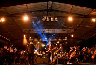Público lota Espaço Livre para ouvir Zeca Baleiro e Orquestra Filarmônica
