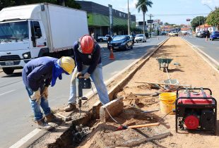 Prefeitura inicia implantação de 4 km de ciclovia na Av. Visconde