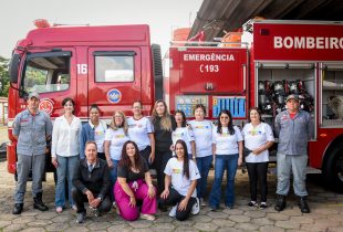 Samu e Corpo de Bombeiros recebem visita técnica de alunos