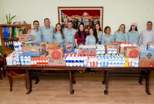 Fundo Social recebe doação de dois mil litros de leite