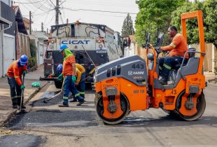 Prefeitura repara asfalto em trechos do Jardim Portugal
