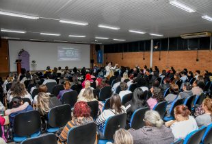 Profissionais participam de treinamento sobre atendimento à mulher vítima de violência