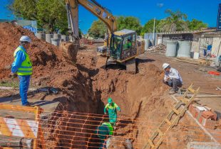 Trecho da futura Avenida Integração recebe obras de drenagem